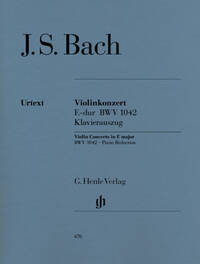 CONCERTO POUR VIOLON EN MI MAJEUR BWV 1042