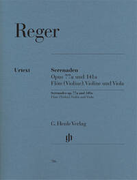 SERENADES OP.77A ET OP. 141A POUR FLUTE (VIOLON), VIOLON ET ALTO