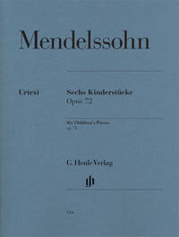 SIX PIECES POUR LES ENFANTS OP. 72