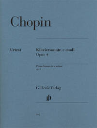 SONATE POUR PIANO EN DO MINEUR OP. 4