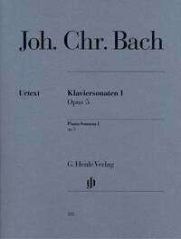 SONATES POUR PIANO, VOLUME 1 OP. 5