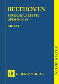 QUATUORS A CORDES OP. 59, 74, 95