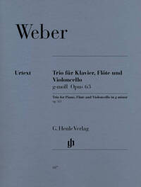 TRIO EN SOL MINEUR OP. 63 POUR PIANO, FLUTE ET VIOLONCELLE