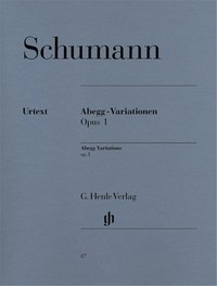 ROBERT SCHUMANN : VARIATIONS ABEGG OP. 1