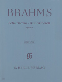 JOHANNES BRAHMS : VARIATIONS SUR UN THEME DE SCHUMANN OP. 9 - PIANO