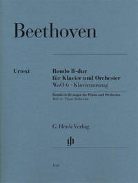 RONDO SI BEMOL MAJEUR WOO 6 POUR PIANO ET ORCHESTRE