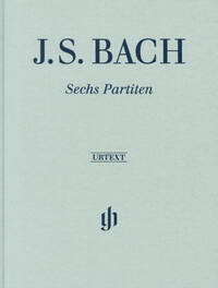 JOHANN SEBASTIAN BACH : SIX PARTITAS BWV 825-830 - RELIURE LIN - AVEC LES DOIGTES