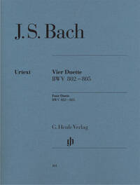QUATRE DUOS BWV 802-805