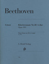 SONATE POUR PIANO N  28 EN LA MAJEUR OP. 101