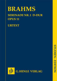 SERENADE N  1 EN RE MAJEUR OP. 11
