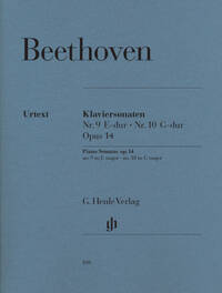SONATES POUR PIANO N  9 EN MI MAJEUR OP. 14 N  1 ET N  10 EN SOL MAJEUR OP. 14 N  2