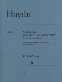 VARIATIONS SUR L'HYMNE "GOTT ERHALTE", VERSION POUR PIANO