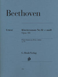 SONATE POUR PIANO N  32 EN UT MINEUR OP. 111