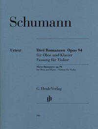 TROIS ROMANCES OP. 94 VERSION VIOLON ET PIANO