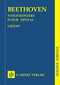CONCERTO POUR VIOLON EN RE MAJEUR OP. 061