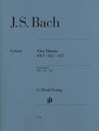 QUATRE DUOS BWV 802-805