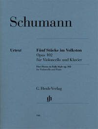 5 PIECES DANS LE STYLE POPULAIRE OP. 102 POUR VIOLONCELLE ET PIANO