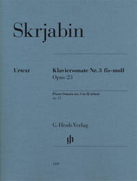 SONATE POUR PIANO N 3 EN FA DIESE MINEUR OP. 23