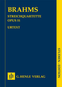 QUATUORS A CORDES OP. 51 N  1 EN UT MINEUR ET N  2 EN LA MINEUR
