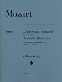 SONATES "WUNDERKIND" VOLUME 1 K. 6-9