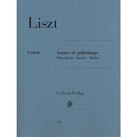FRANZ LISZT :  ANNEES DE PELERINAGE, DEUXIEME ANNEE - ITALIE - PIANO