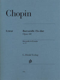 BARCAROLLE EN FA DIESE MAJEUR OP. 60