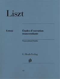 FRANZ LISZT : ETUDES D'EXECUTION TRANSCENDANTE - PIANO -  RECUEIL