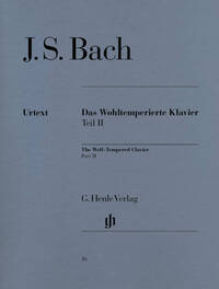 JEAN SEBASTIEN BACH : LE CLAVIER BIEN TEMPERE VOL. 2 - AVEC DOIGTES - BWV 870-893 - PIANO