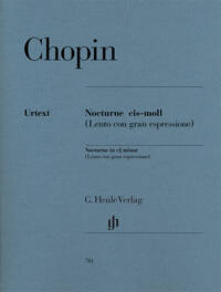 FREDERIC CHOPIN : NOCTURNE CIS-MOLL - OP. POST. (DO DIEZE MINEUR) - PIANO