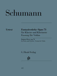FANTASIESTUCKE OP. 73 VERSION PIANO ET VIOLON OP. 73