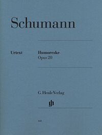 ROBERT SCHUMANN : HUMORESKE EN SI BEMOL MAJEUR OP. 20 - AVEC DOIGTES - PIANO