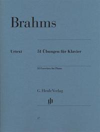 BRAHMS :  51 EXERCISES POUR PIANO