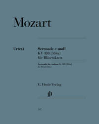 SERENADE EN DO MINEUR K. 388 (384A) POUR 2 HAUTBOIS, 2 CLARINETTES (SI BEMOL), 2 CORS ET 2 BASSONS