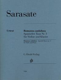 PABLO DE SARASATE : ROMANZA ANDALUZA (DANSE ESPAGNOLE N 3) OP. 22 N 1 POUR VIOLON ET PIANO