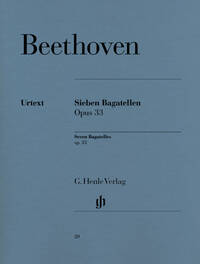 SEPT BAGATELLES OP. 33