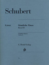 FRANZ SCHUBERT : EDITION INTEGRALE DES DANSES VOL. 2 - AVEC DOIGTES - PIANO