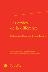 Les Styles de la différence