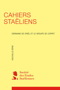 CAHIERS STAELIENS - 1970, N  10