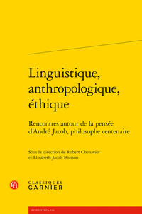 Linguistique, anthropologique, éthique