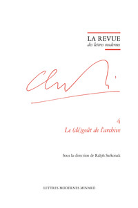 La Revue des lettres modernes