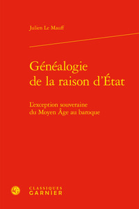 Généalogie de la raison d'État