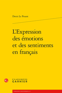 L'EXPRESSION DES EMOTIONS ET DES SENTIMENTS EN FRANCAIS