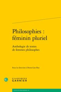 Philosophies : féminin pluriel