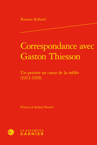 Correspondance avec Gaston Thiesson