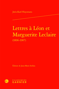 Lettres à Léon et Marguerite Leclaire