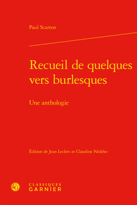 Recueil de quelques vers burlesques