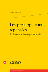 LES PRESUPPOSITIONS REPENSEES