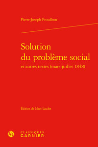 Solution du problème social