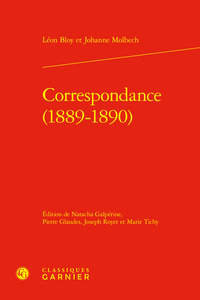 CORRESPONDANCE (1889-1890)