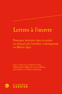 Lettres à l'oeuvre